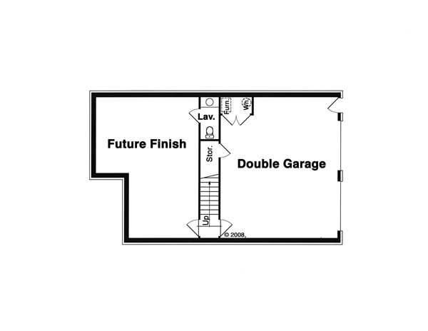 Lower Level image of OLIVIA House Plan